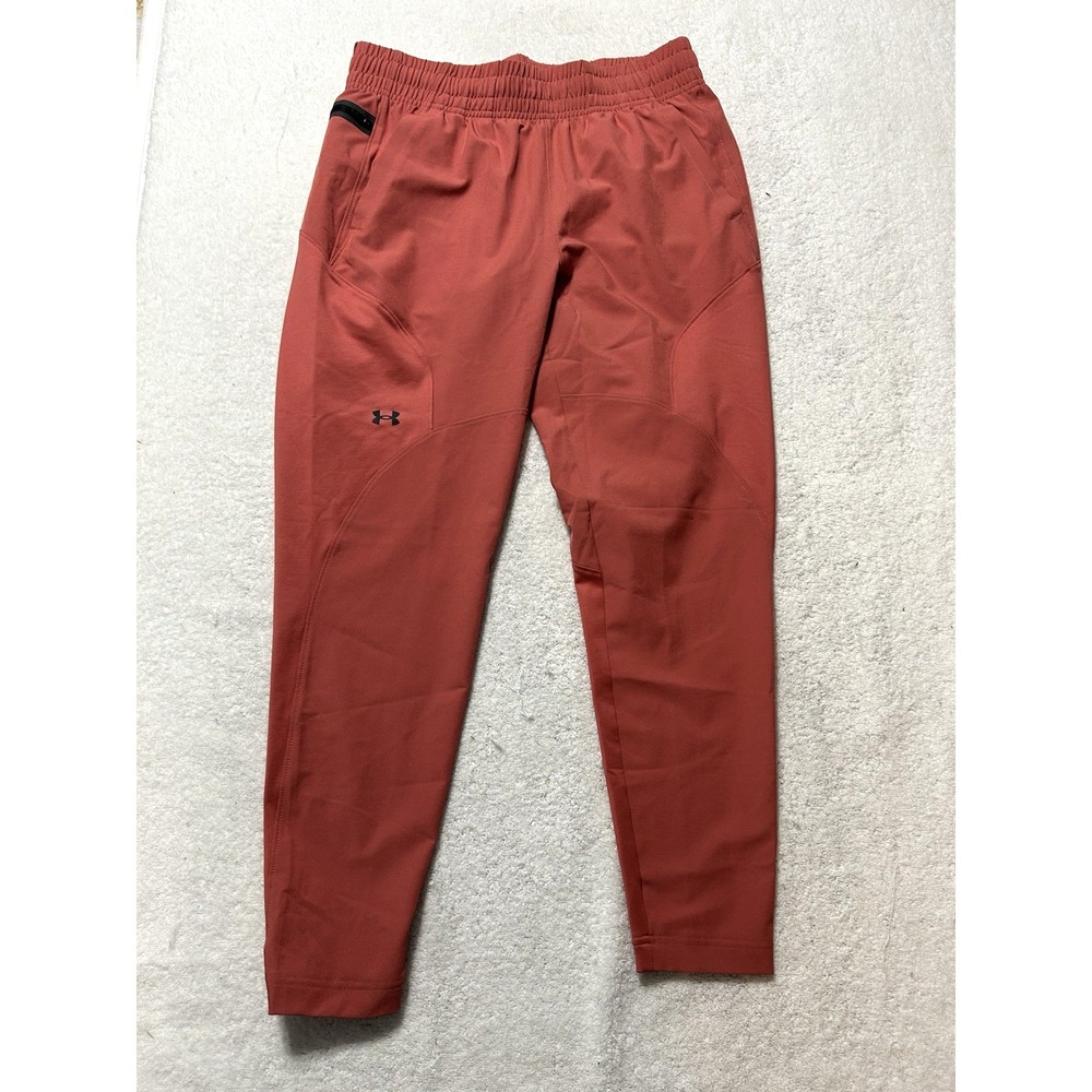 Under Armour Women's Unstoppable Hybrid Pants Small Redish Rust? (C4)